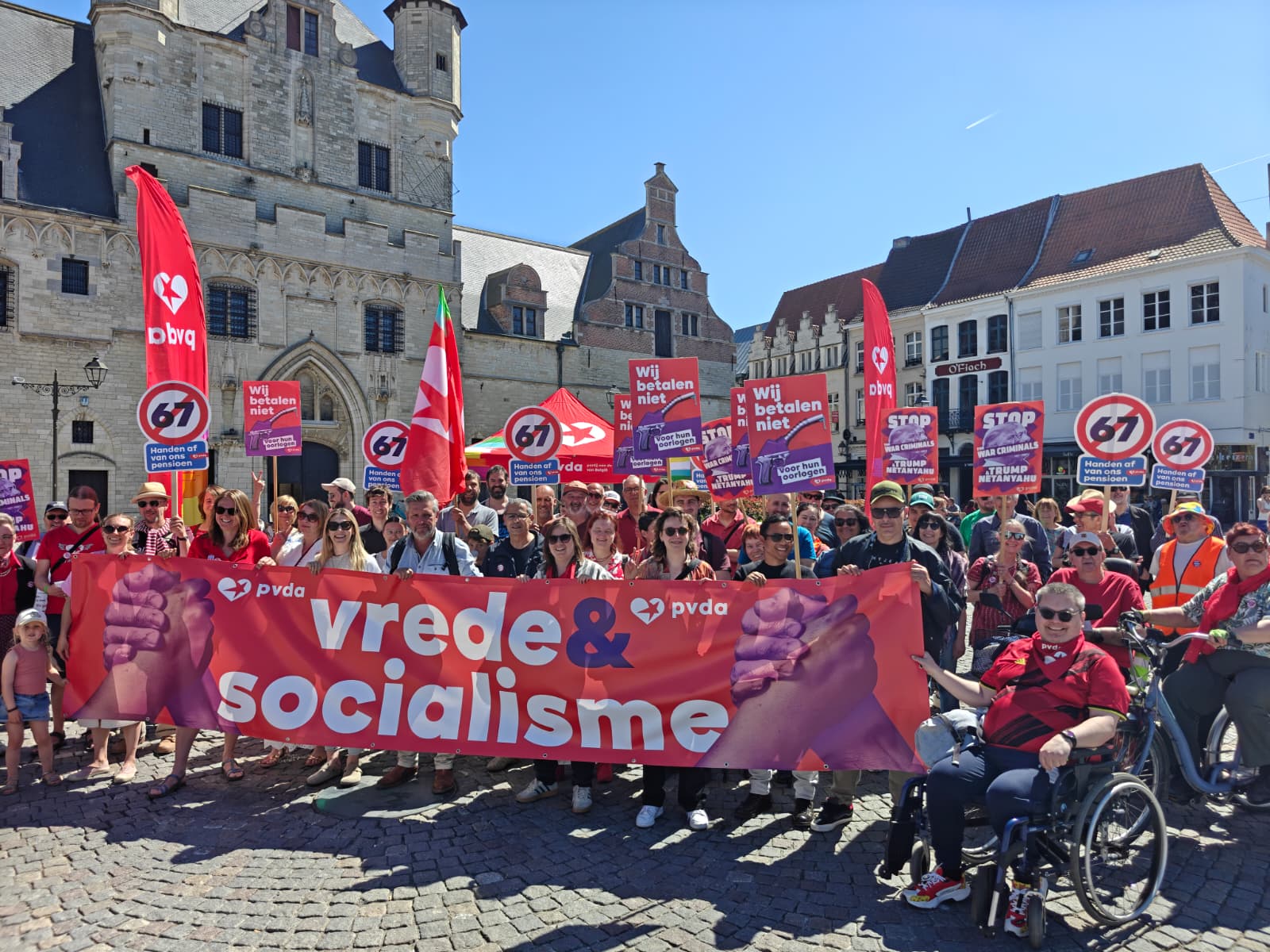 1 mei in Mechelen | Zolang er strijd is, is er hoop.
