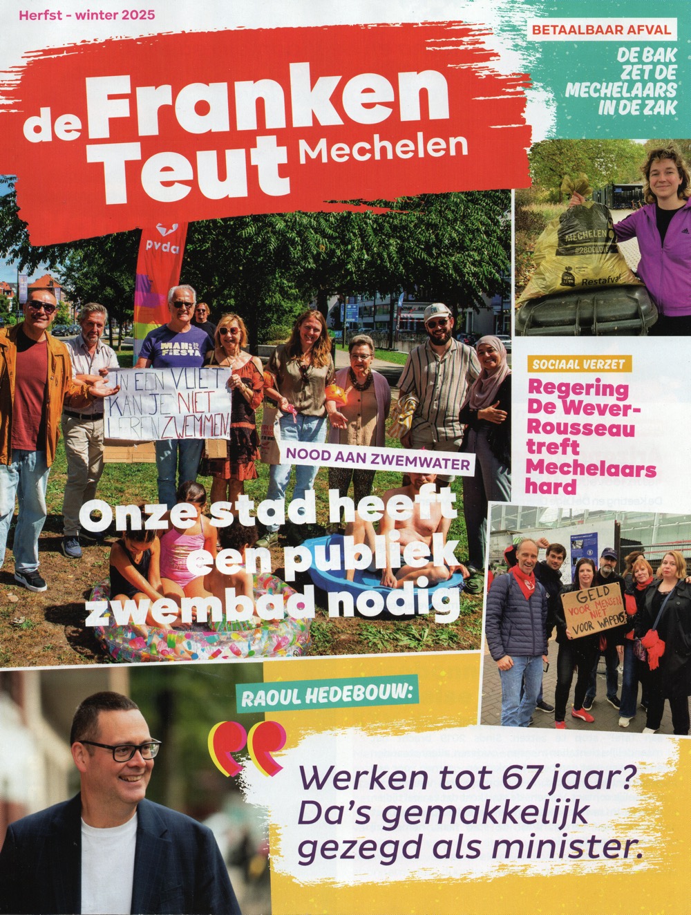 Pagina 1 (cover) van Franken Teut Editie Herfst-Winter