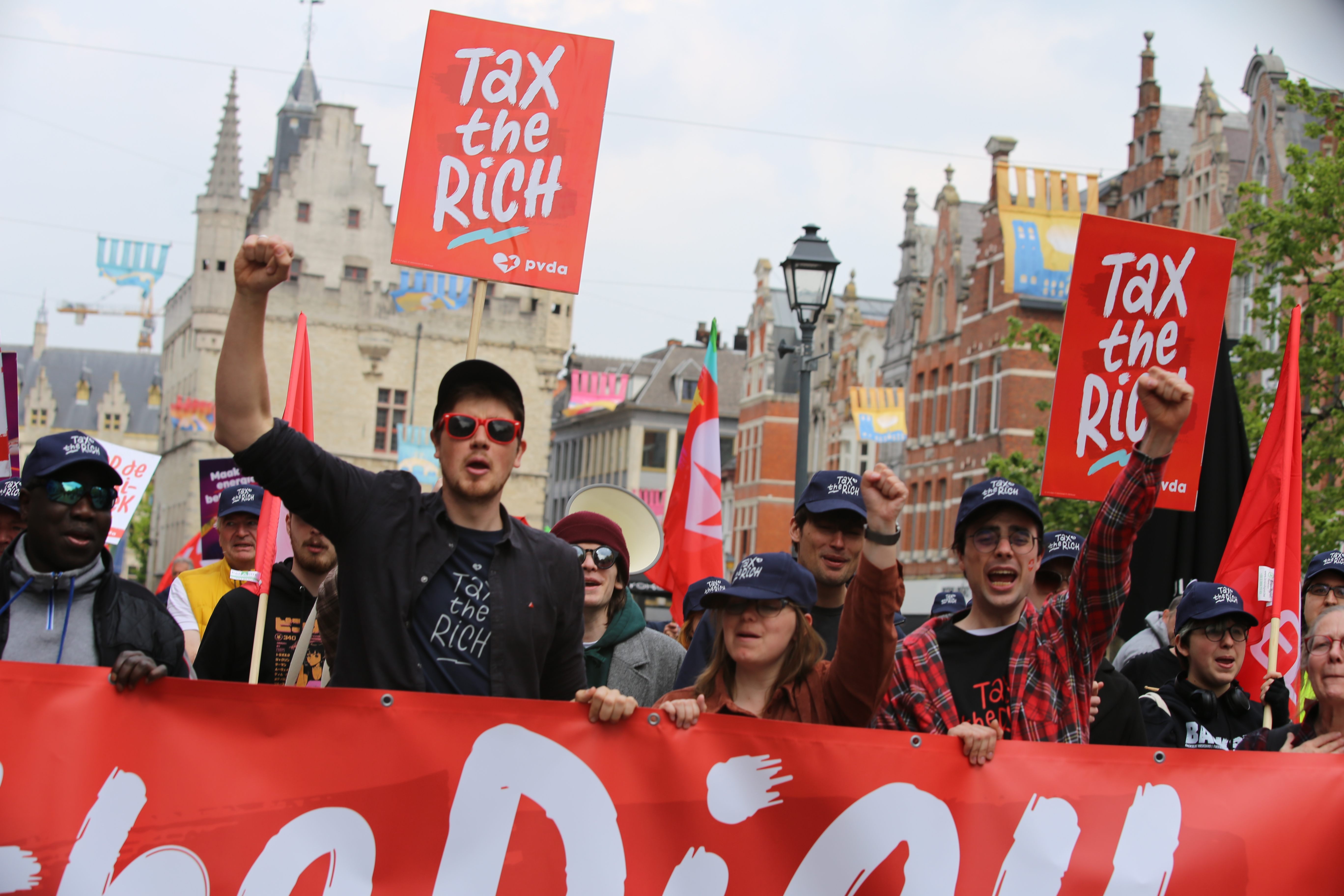 Tax the rich! Strijdbare 1 mei 2023