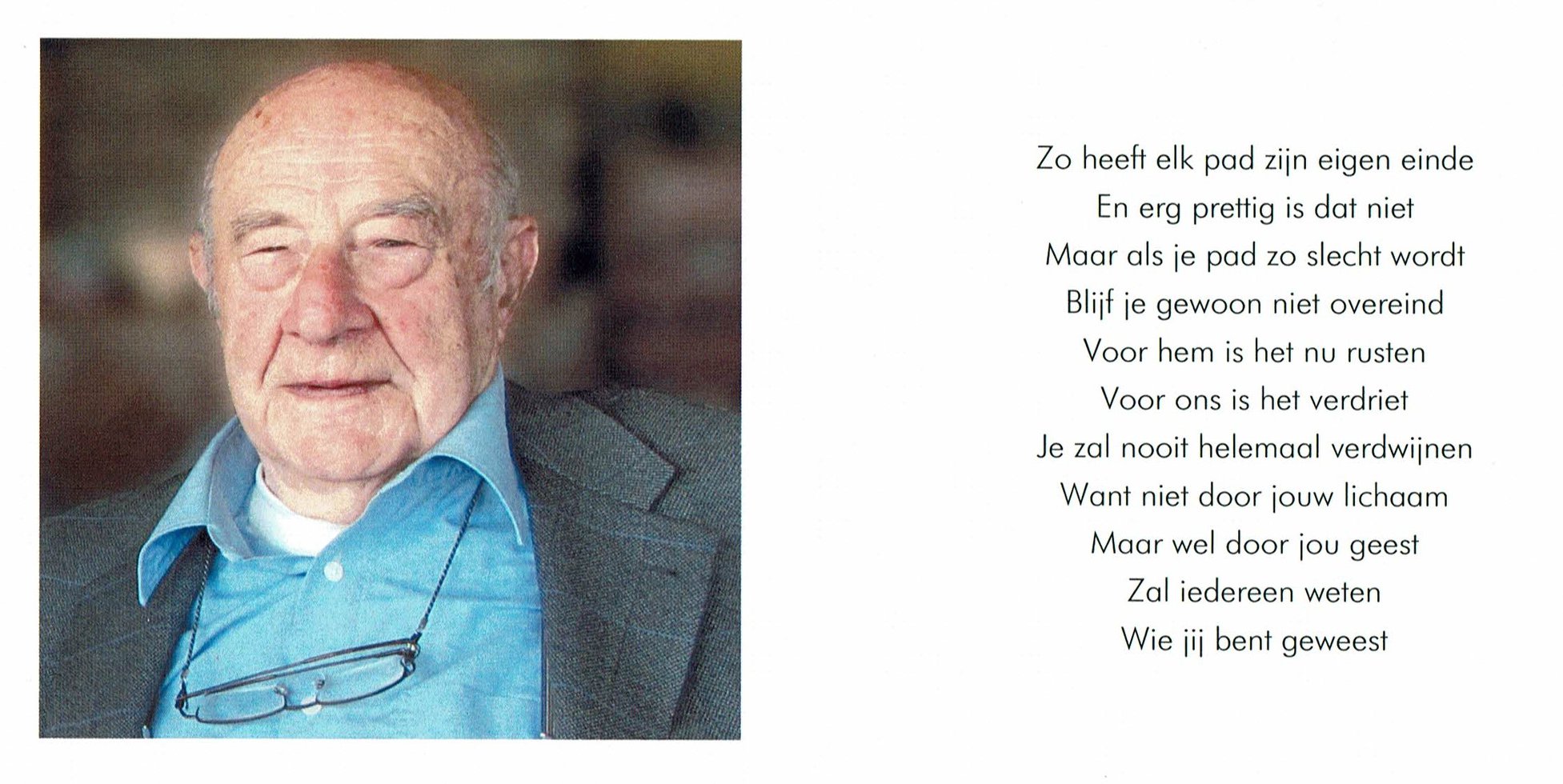 In memoriam: Lucien Van Espen (1929 - 2018)